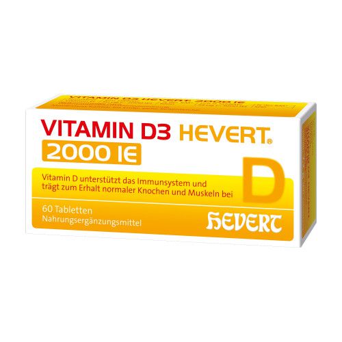 VITAMIN D3 HEVERT 2.000 I.E. Tabletten