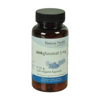 ZINKGLUCONAT 5 mg NHC Kapseln (Derzeit vom Hersteller nur mit Verfall 09/22 lieferbar)
